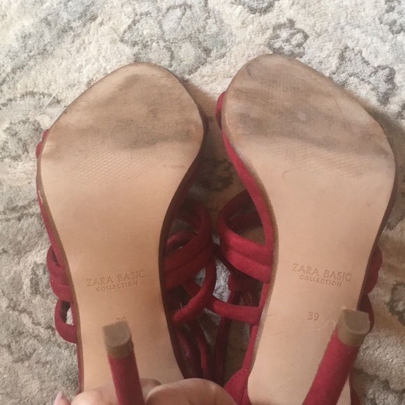 Zara Red Sandals - Picture 4 of 4